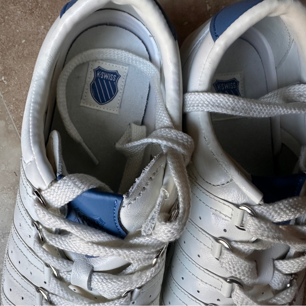 KSwiss Classic White low leather Sneakers. - Picture 6 of 8